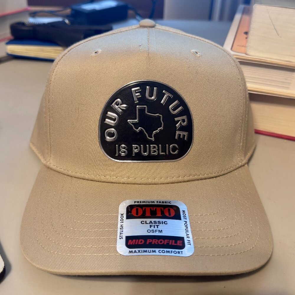 Mens Snapback Texas Hat OS- Tan